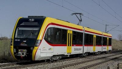 Neuer Zug der Schönbuchbahn